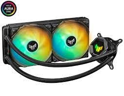 ASUS TUF GAMING LC 240 ARGB AIO AURA SYNC 120MM ADRESLENEBİLİR RGB FAN NCVM KAPLAMALI RGB POMPA KAPAĞI SIVI CPU SOĞUTUCUSU V2