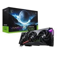 MSI VGA GEFORCE RTX 5080 16G VANGUARD OC RTX5080 16GB GDRR7 256 B DX12 PCIE 5.0 X16 (3XDP 1XHDMI)