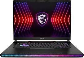 MSI NB RAIDER GE78 HX 14VIG-658TR I9-14900HX 64GB DDR5 RTX4090 GDDR6 16GB 2TB SSD 17.0 QHD+ 240Hz W11P