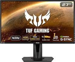 ASUS TUF GAMING VG27AQZ 27 HDR GAMING 2K IPS FREESYNC VE G-SYNC UYUMLU 2560 X 1440 1MS(MPRT) 165HZ DP HDMI MM VESA 3YIL ELMB SYNC, PIVOT