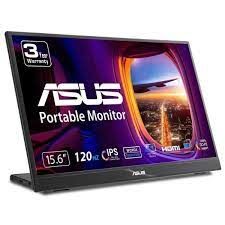 15.6 ASUS ZENSCREEN MB16QHG 15.6 TASINABILIR USB IPS 2560x1440 5MS 120HZ HDMI USB-C 3YIL MAT EKRAN L STAND EYECARE Monitör
