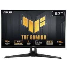 ASUS TUF GAMING VG27AQA1A 27 HDR GAMING 2K VA FREESYNC VE G-SYNC UYUMLU 2560X1440 1MS 170HZ DP HDMI MM VESA 3YIL ELMB SYNC  MONİTÖR