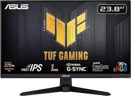 ASUS TUF GAMING VG249QM1A 23.8 GAMING FAST IPS FREESYNC VE G-SYNC UYUMLU 1920x1080 1MS 280HZ DP HDMI MM VESA 3YIL 99,5% sRGB ELMB Monitör