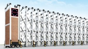 12 Metre Motorlu Akordiyon Bariyer Sistemi
