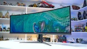ASUS ROG SWIFT PG49WCD 49 CURVED 1800R QD-OLED 5120X1440 (QUHD) 32:9 144HZ 0.03MS G-SYNC COMPATİBLE CUSTOM HEATSİNK UNİFORM BRİGHTNESS ROG SMART KVM 90 W TYPE-C ASUS DİSPLAY WİDGET CENTER