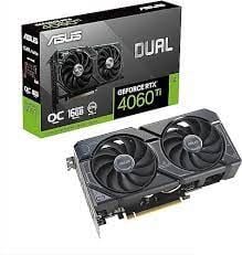 ASUS GEFORCE RTX 4060 TI 16G DUAL RTX4060TI A16G 16GB GDDR6 128bit 2625MHz OC HDMI 3xDP DLSS3 EKRAN KARTI
