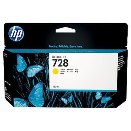 F9J65A NO 728 130 ml Sarı DesignJet Kartus