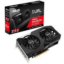 ASUS RADEON DUAL-RX6600-8G 8GB GDDR5 128bit 2491Mhz OC 1xHDMI 3xDP EKRAN KARTI
