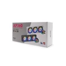 AIGO AP360 ARGB 360mm Siyah Sıvı Soğutma 1700/AM5