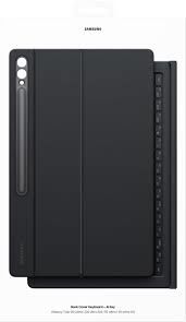 Klavyeli Mousepadli Kılıf (Galaxy AI) - Siyah Tab S10 / S9  Ultra