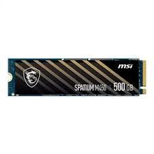 MSI SSD SPATIUM M450 PCIE 4.0 NVME M.2 500GB V1 NVMe M.2 500GB R:3000 W:2000