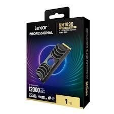 LEXAR SSD NM1090 2TB PCIe GEN 5X4 M.2 WITH HEATSINK LPAH300 READ 11500MB/S WRITE 9000MB/S LNM1090002T-RNANG