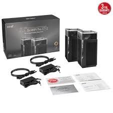ASUS ZENWİFİ XT12 WIFI6-GAMİNG-Aİ MESH-AİPROTECTİONPRO-BULUT-KABLOSUZ AĞ DAĞITIM MESH SİSTEMİ(İKİLİ PAKET)