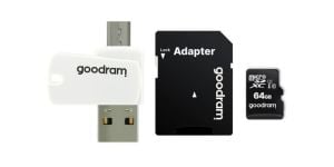 M1A4-0640R12 AIO 64GB OTG USB 2.0 Card Reader + MicroCard Class 10 UHS I