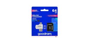 M1A4-0640R12 AIO 64GB OTG USB 2.0 Card Reader + MicroCard Class 10 UHS I
