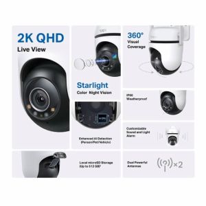 TAPO-C520WS Outdoor Pan/Tilt Security Wi-Fi Camera