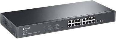 TP-LINK TL-SG2218P 150W 16GE SMART POE SWITCH 2 SFP L3 STATIC ROUTING-4K VLAN OMADA SDN METAL RACK-MOUNTABLE