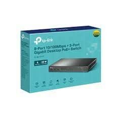 TP-LINK TL-SL1311P 8 PORT 10/100 +3 PORT GIGABIT +1 PORT SFP YONETILEMEZ POE SWITCH
