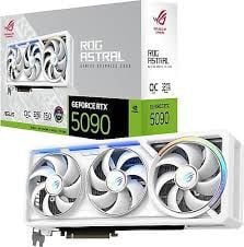 ASUS VGA ROG-ASTRAL-RTX5090-O32G-WHITE-NVIDIA-GEFORCE-RTX 5090-32GB GDDR7-512bit--OC-2xHDMI-3xDP-RGB-DLSS4 EKRAN KARTI