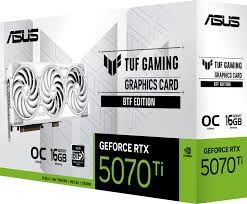 ASUS VGA TUF-RTX5070TI-O16G-BTF-WHITE-NVIDIA-GEFORCE-RTX 5070 TI-16GB GDDR7-256bit--OC-2xHDMI-3xDP-RGB-DLSS4 EKRAN KARTI