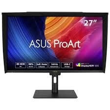 ASUS ProArt PA27UCGE 27 4K IPS 3840x2160 1ms 160Hz 600cd DP HDMI USB-C Hoparlör VESA 3YIL 98% DCI-P3, DONANIMSAL KALİBRASYON, HDR-10, HLG, Auto KVM,PD 96W PIVOT Monitör