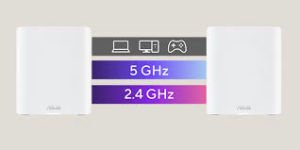 ASUS ZenWiFi BT8(W-2-PK) / BULK BE14000 WiFi7 Tri-Band Kablosuz Mesh Sistemi (Beyaz İkili Paket)