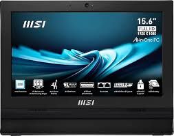 MSI PRO AP162T ADL-017XEU 15.6 FHD (1920X1080) INTEL N100 4GB DDR4 256GB SSD FDOS DOKUNMATIK SIYAH AIO PC