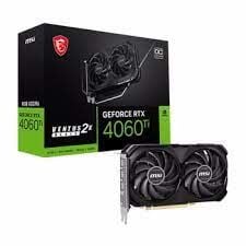 MSI VGA GEFORCE RTX 4060 TI VENTUS 2X BLACK 16G OC RTX4060TI 16GB GDDR6 128B DX12 PCIE 4.0 X16 (3XDP 1XHDMI)