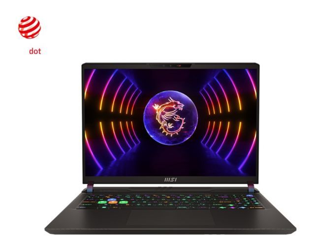 MSI NB VECTOR GP68HX 13VH-227XTR I9-13980HX 32GB DDR5 RTX4080 GDDR6 12GB 1TB SSD 16.0 QHD+ 240Hz DOS