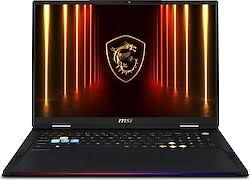 MSI NB RAIDER 18 HX AI A2XWJG-215TR ULTRA 9 285HX 64GB DDR5 RTX5090 GDDR7 24GB 4TB SSD 18.0 UHD+ MINILED 120Hz W11 HOME
