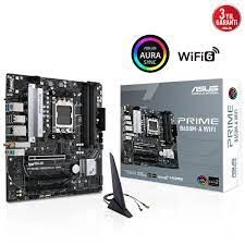 ASUS ASUS PRIME B650M-A II-CSM AMD B650 AM5 DDR5 6400 DP HDMI VGA CIFT M2 USB3.2 AURA RGB 2.5Gbit LAN mATX UCRETSIZ UZAKTAN YONETIM YAZILIMI ASUS 5X PROTECTION III