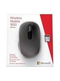 Microsoft Wireless Mbl Mouse 1850-Black