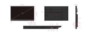 75 VIEWSONIC IFP7551 VIEWBOARD 75 İNÇ 4K İNTERAKTİF DOKUNMATİK EKRAN