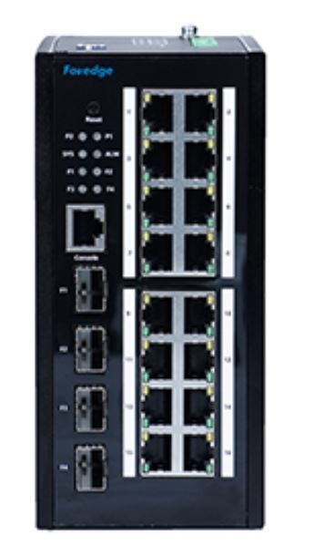 IS1016GPS-4F Industrial Gigabit 16plus4 Port Managed PoE Switch