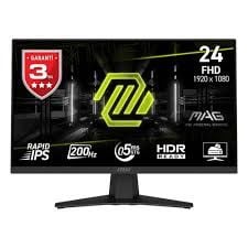MSI 23.8 MAG 244F 1920x1080 (FHD) RAPID IPS FLAT 200HZ 0.5MS FREESYNC PREMIUM GAMING MONITOR