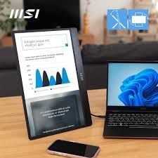 MSI 15.6 PRO MP161 E2U 1920x1080 (FHD) 16:9 FLAT IPS 60HZ 4MS ADAPTIVE-SYNC PORTATIF MONITOR