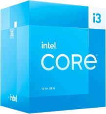 INTEL i3 13100F İŞLEMCİ BOX FANLI BX8071513100F