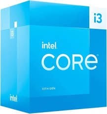 INTEL i3 13100F İŞLEMCİ BOX FANLI BX8071513100F