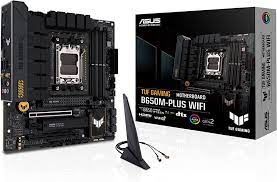 ASUS TUF GAMING B650M-E WIFI AMD B650 AM5 DDR5 6400 2xDP HDMI Çift M2 USB3.2 AX WiFi-BT AURA RGB 2.5Gbit LAN mATX 128GB kadar ram desteği ASUS TUF PROTECTION Armoury Crate