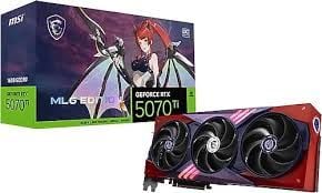 MSI VGA GEFORCE RTX 5070 TI 16G MLG EDITION OC RTX5070TI 16GB GDRR7 256 B DX12 PCIE 5.0 X16 (3XDP 1XHDMI)