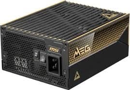 MSI MEG AI1600T PCIE5.1 1600W 80+ TITANIUM POWER SUPPLY
