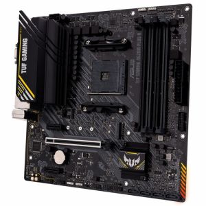 ASUS TUF GAMING A520M-PLUS II AMD A520 AM4 DDR4 4800 DP HDMI VGA M2 USB3.2 AURA RGB MATX 128GB KADAR RAM DESTEĞİ ASUS TUF PROTECTION