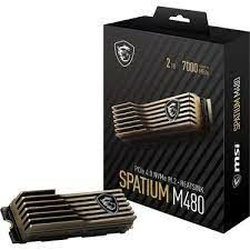 MSI SSD SPATIUM M480 PRO PCIe 4.0 NVMe M.2 1TB R:7400 W:6000
