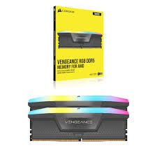 CORSAIR CMH32GX5M2B6000Z28 32GB (2x16GB) DDR5 DRAM 6000MT/s CL28 AMD EXPO & INTEL XMP VENGEANCE RGB MEMORY KIT