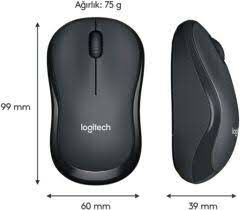 LOGITECH M221 SESSİZ KABLOSUZ MOUSE-SİYAH 910-006510