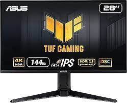  ASUS TUF GAMING VG28UQL1A 28 GAMING 4K FAST-IPS FREESYNC HDR HDMI2.1  3840x2160 1MS 144HZ DP HDMI USB MM VESA 3YIL DSCELMB PIVOT EYECARE FLICKER-FREE DUSUK MAVI ISIK