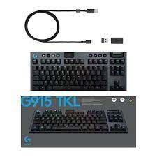 LOGITECH G G915 TKL KABLOSUZ OYUNCU KLAVYESİ - İNG - 920-009537