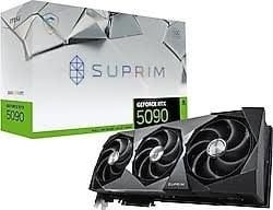 MSI VGA GeForce RTX 5090 32G SUPRIM LIQUID SOC RTX5090 32GB GDRR7 512B DX12 PCIE 5.0 X16 (3XDP 1XHDMI)