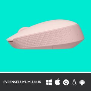 LOGITECH M171 USB ALICILI KABLOSUZ KOMPAKT MOUSE - PEMBE 910-006865