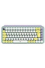 LOGITECH POP KEYS KABLOSUZ MEKANİK KLAVYE - SARI & LİLA 920-010819